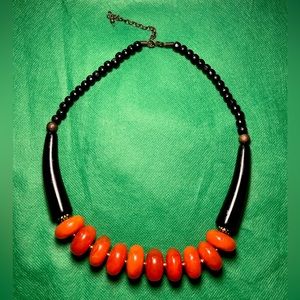 Vintage Orange Necklace